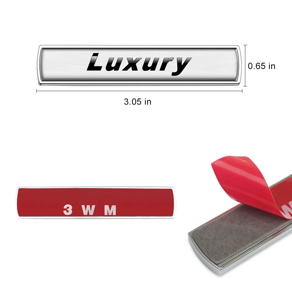 Car Fender Wing Sides Luxury Emblem Metal Sticker For BMW All Series E60 F10 F30 F20 E90 E46 E91 Front Fender Logo Badge Decals