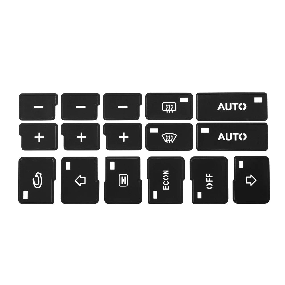 1x Car Air Condition AC Climate Control Button Repair Stickers Decals Styling Decors For Audi A4 B6 B7 2000 2001 2002 2003 2004