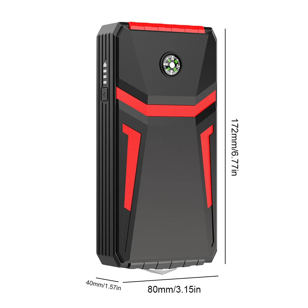 10000mAh Portable Car Jump Starter Power Bank Car Booster Charger 12V Starting Device Petrol Diesel Car Emergency Booster