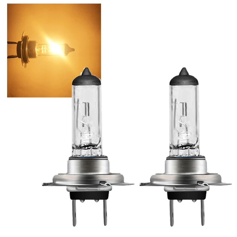 10Pcs H7 12V 55W Halogen Car Front Headlight Lights Signal Bulb Fog Light Warm White Daytime Lamps Mitsubisi Launcher High Power