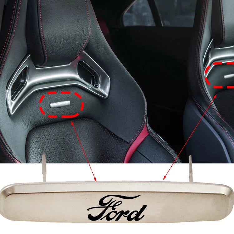 For Ford Car Metal Emblem Seat Sticker Auto anti-kick pad floor mat Badge