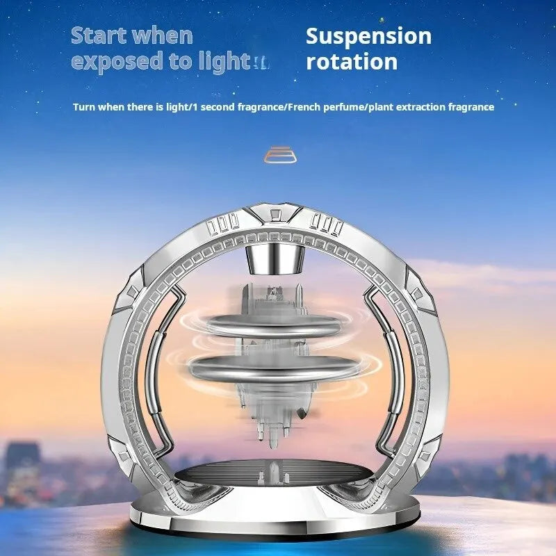 Auto Air Purifier Creative Sky City Auto Select Perfume Diffuser Essential Oil Aromatherapy Decoration Auto Interior Accessories