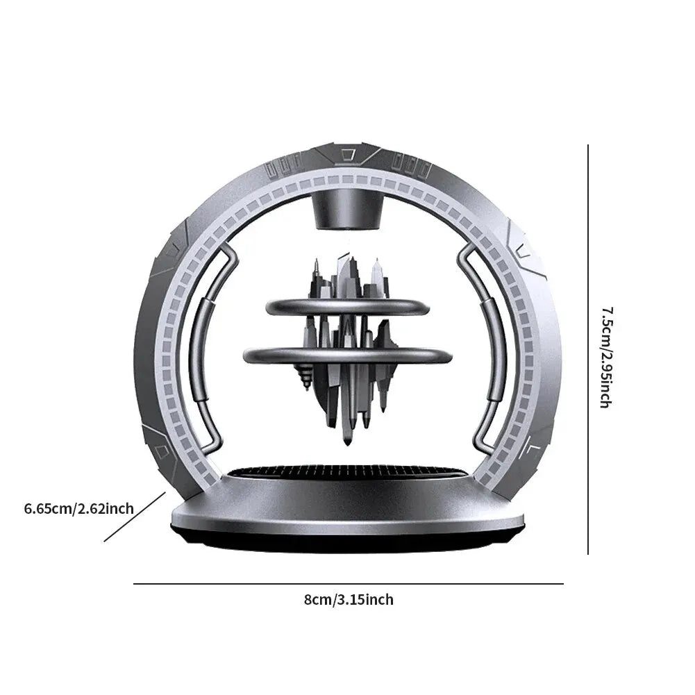 Auto Air Purifier Creative Sky City Auto Select Perfume Diffuser Essential Oil Aromatherapy Decoration Auto Interior Accessories