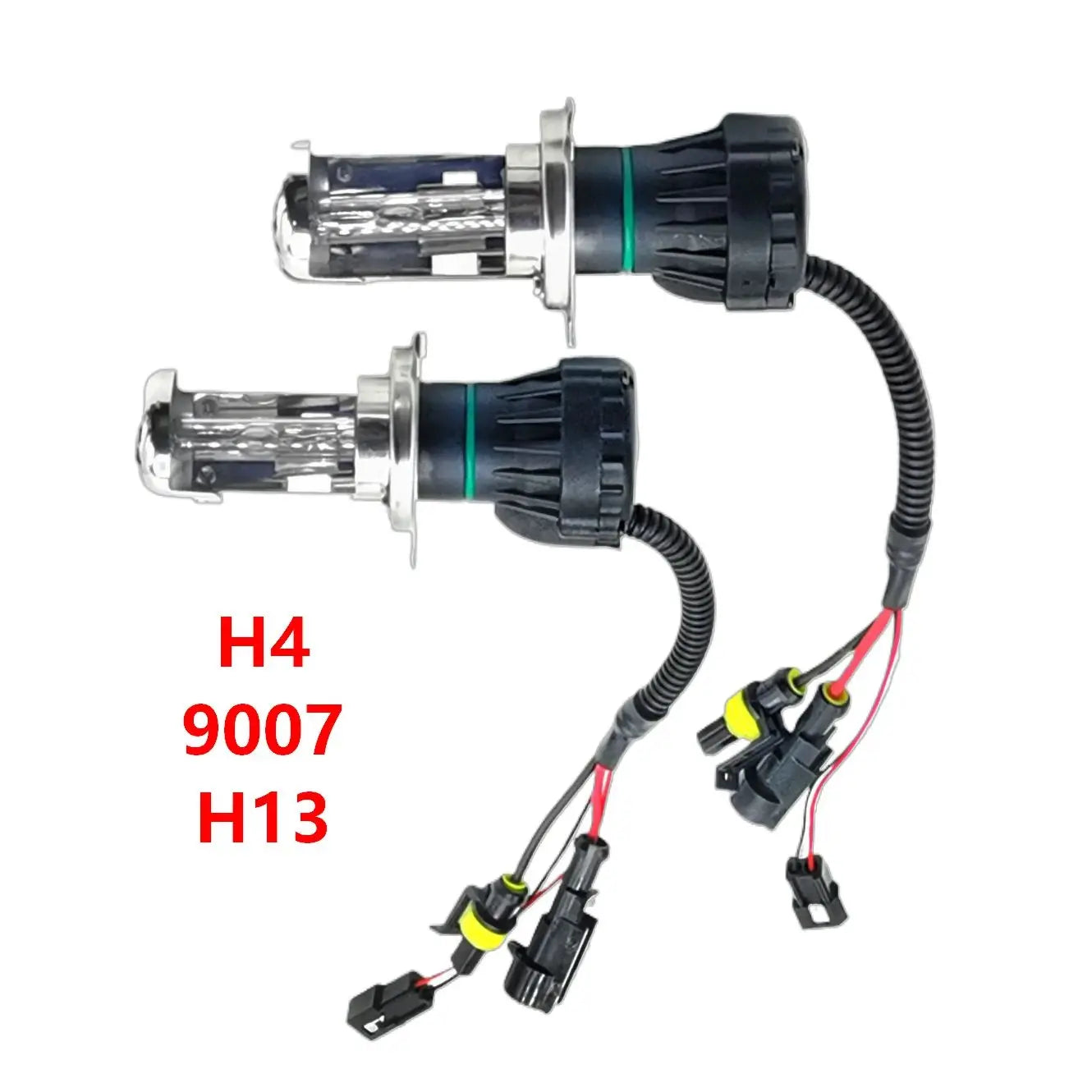 Premium 12V AC 55W HB2 HB5 H4 9007 H13 Bixenon Globes 9003 9004 9008 h/l High Low Xenon Bulbs 4200LM 12V Cars HID Headlights
