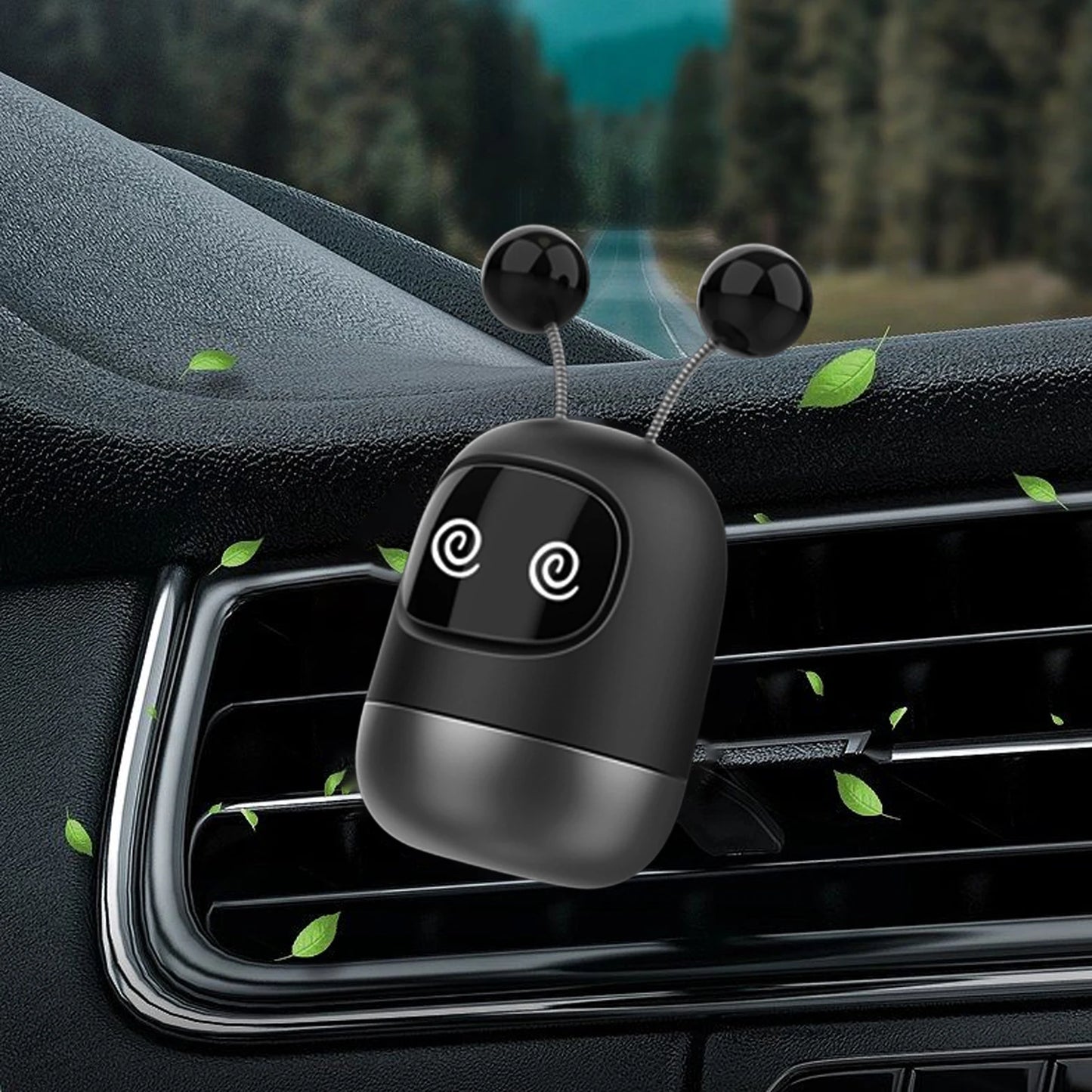 Car Air Fresheners Vent Clip Universal Mini Robot Style Fragrance Diffuser With 3 Fragrance Auto Interior Accessories