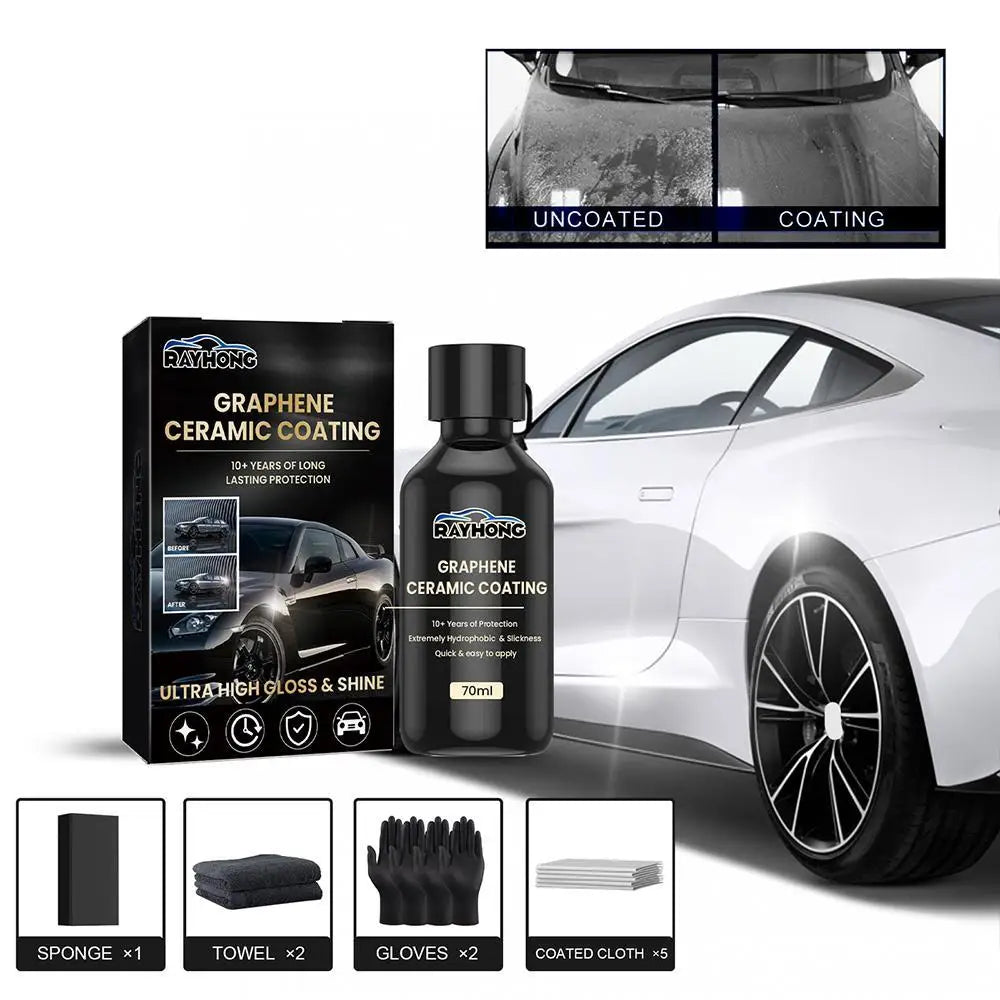 Car Ceramic Nano Coating Graphene Crystal Wax Nano Hydrophobic Anti-fouling Polishing Coating Car Detailing Cleaning Products