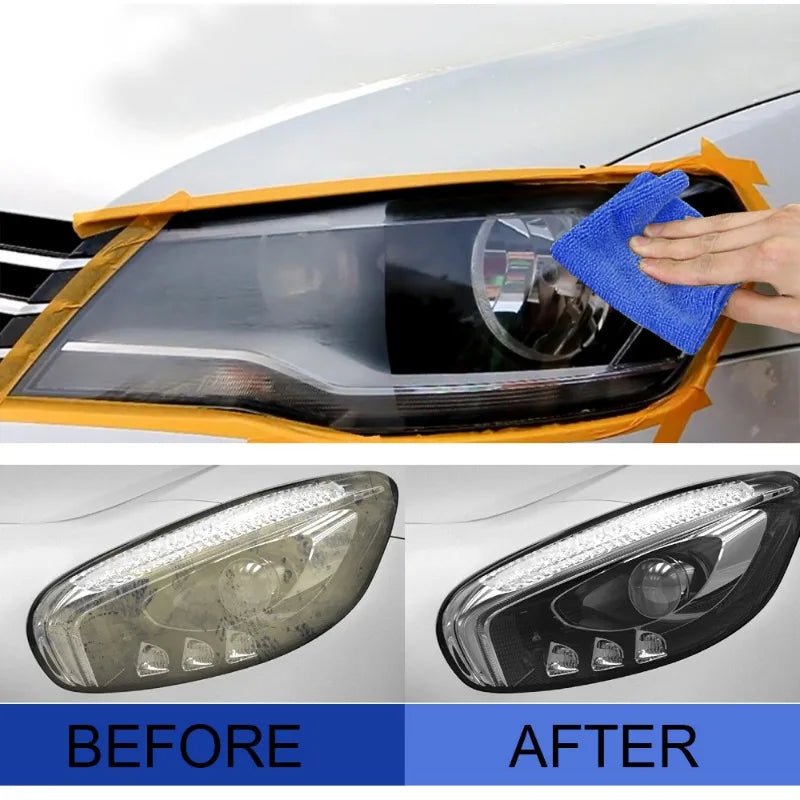 20ml Car Headlight Repair Fluid Headlamp Scratch Removal Oxidation Repair Polish Refurbishment Coating Lampshade Cleaning Tools