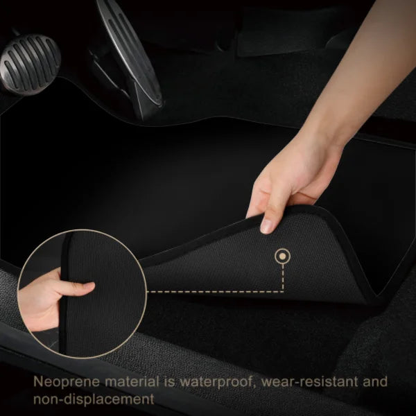 Cherry Flower Pattern Pink Background Front And Back Car Mats 045109