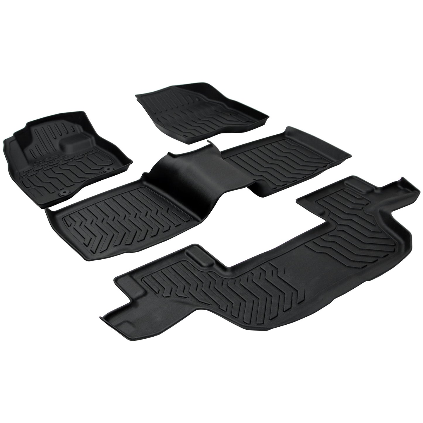Car Floor Mats For 2011-2014 Ford Explorer Bench Seating No Fit Bucket Seating