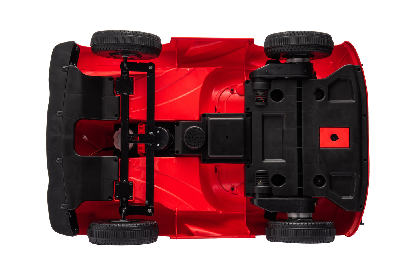 Kids Electric Go Kart, 12V Battery Powered Ride On Car w/Remote Control, Safety Belt, Slow Start, Music, 4 Wheeler Electric Vehicle for Kids, Gift for Boys Girls