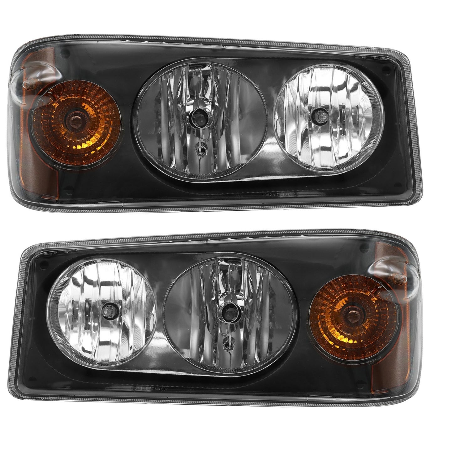 Headlight Assembly Fit for Mack Granite GU713, A Pair of Headlight Assemblies Both Sides Compatible with Select Mack Model