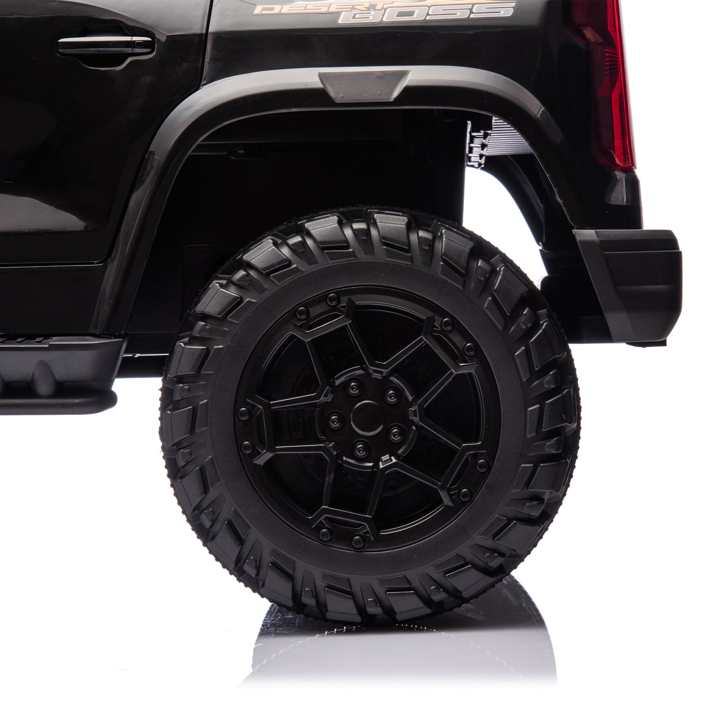 24V10A Two-seater Kids Ride On Electric Pickup, kids ride on toy W/parents remote control,4WD 800W motors,Two Safety belts,High Gate Safety Design,USB,Bluetooth, Speed 2.49-3.73MPH for kids aged 3+.