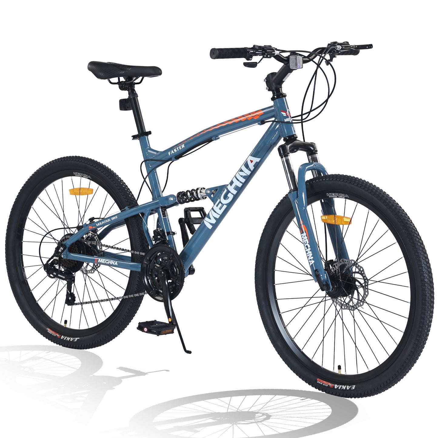 26 inch Mountain Bike 21-Speed Dual Suspension Aluminum Alloy Frame For Men and Women's Bike