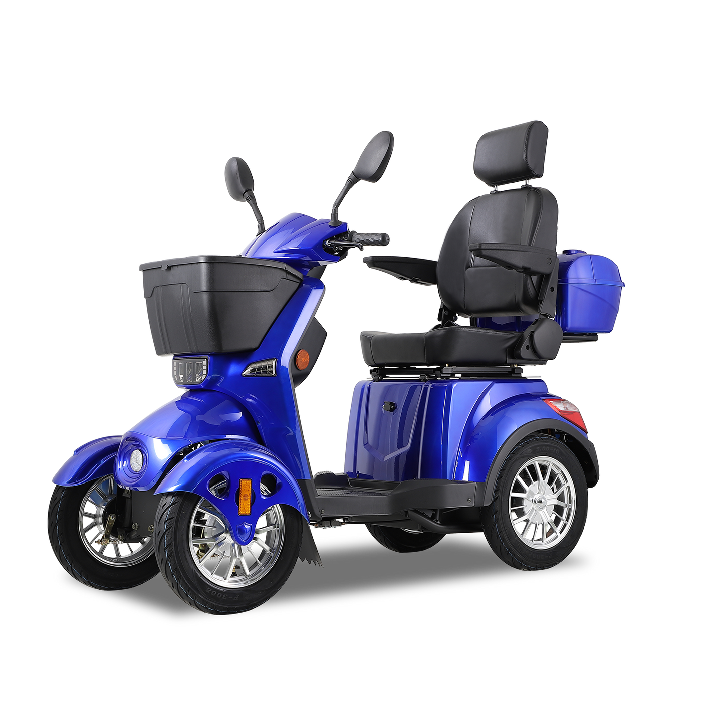 XL3D4L Electric Mobility Recreational Travel Scooter for Adults,Mobility Scooters for Seniors, 4 Wheel Powered Mobility Scooters,