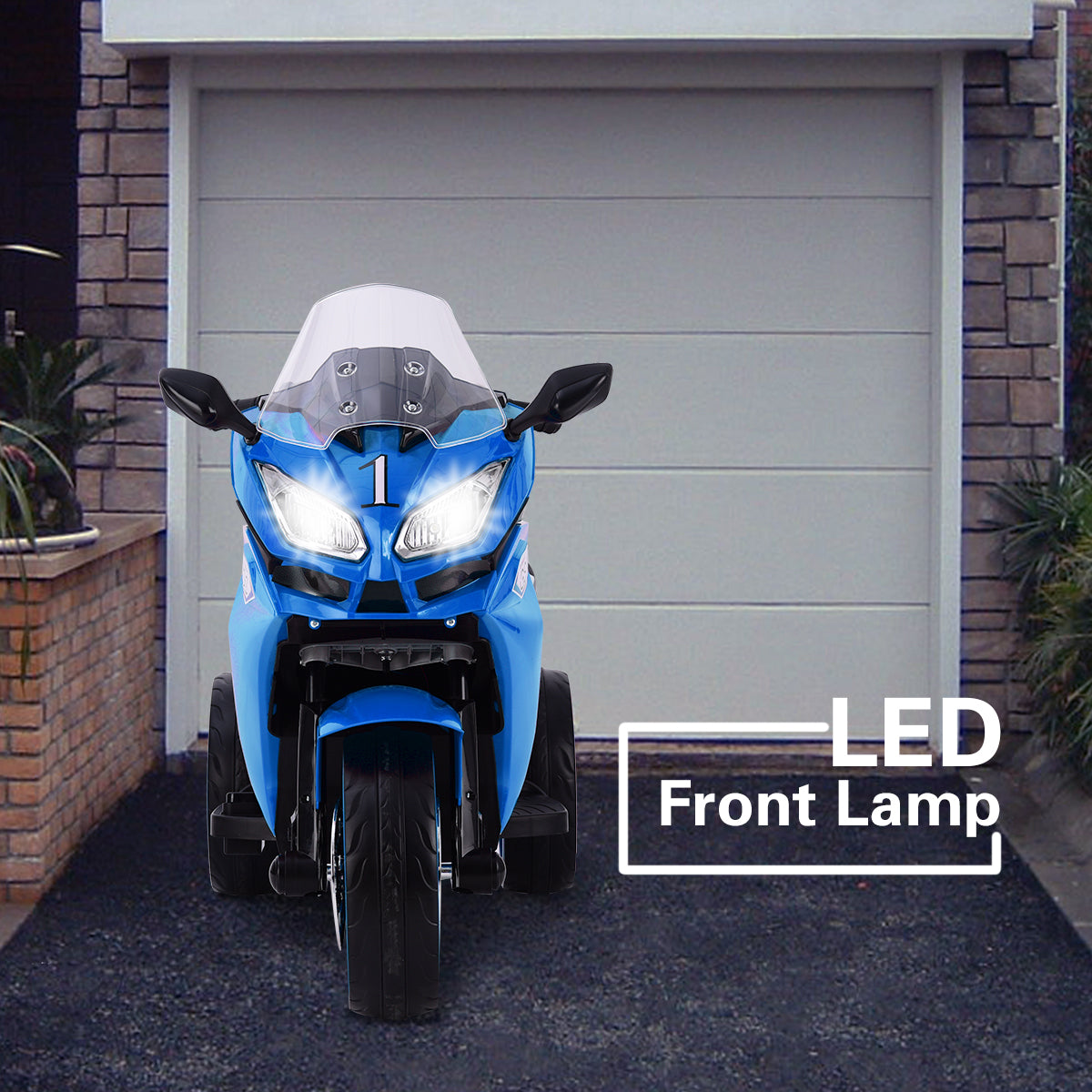 12V Kids Electric motorcycle/ ride on motorcycle, Three lighting wheels Kids electric motorcycle /electric ride on car