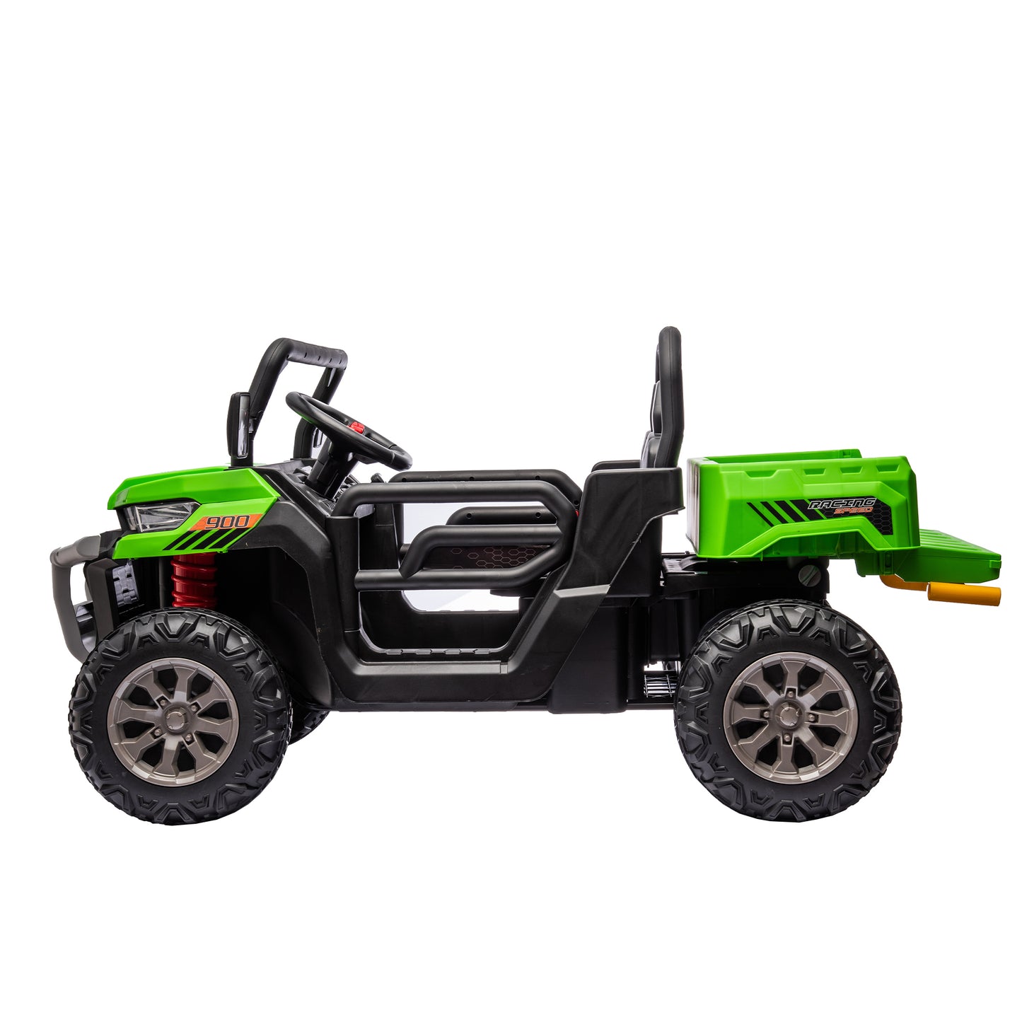 24V Ride On Truck 2 Seater Ride On UTV with 2x200W Motor Ride On Dump Truck with Dump Bed/Shovel Ride On Car with Remote Control Electric Vehicle with Non-slip tyre for Boys Girls