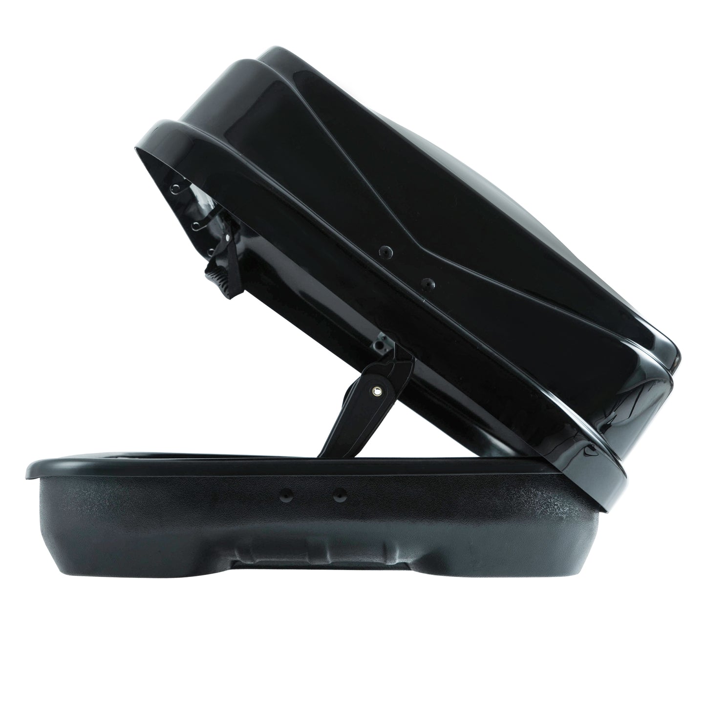 VISRACK Hard Shell Roof Cargo Carrier with Security Keys, Roof Box, Cargo Box, 56 (L) x 30 (W) x 13.7(H) Inches, 13 Cubic Feet (Tool-Free Install), BLACK