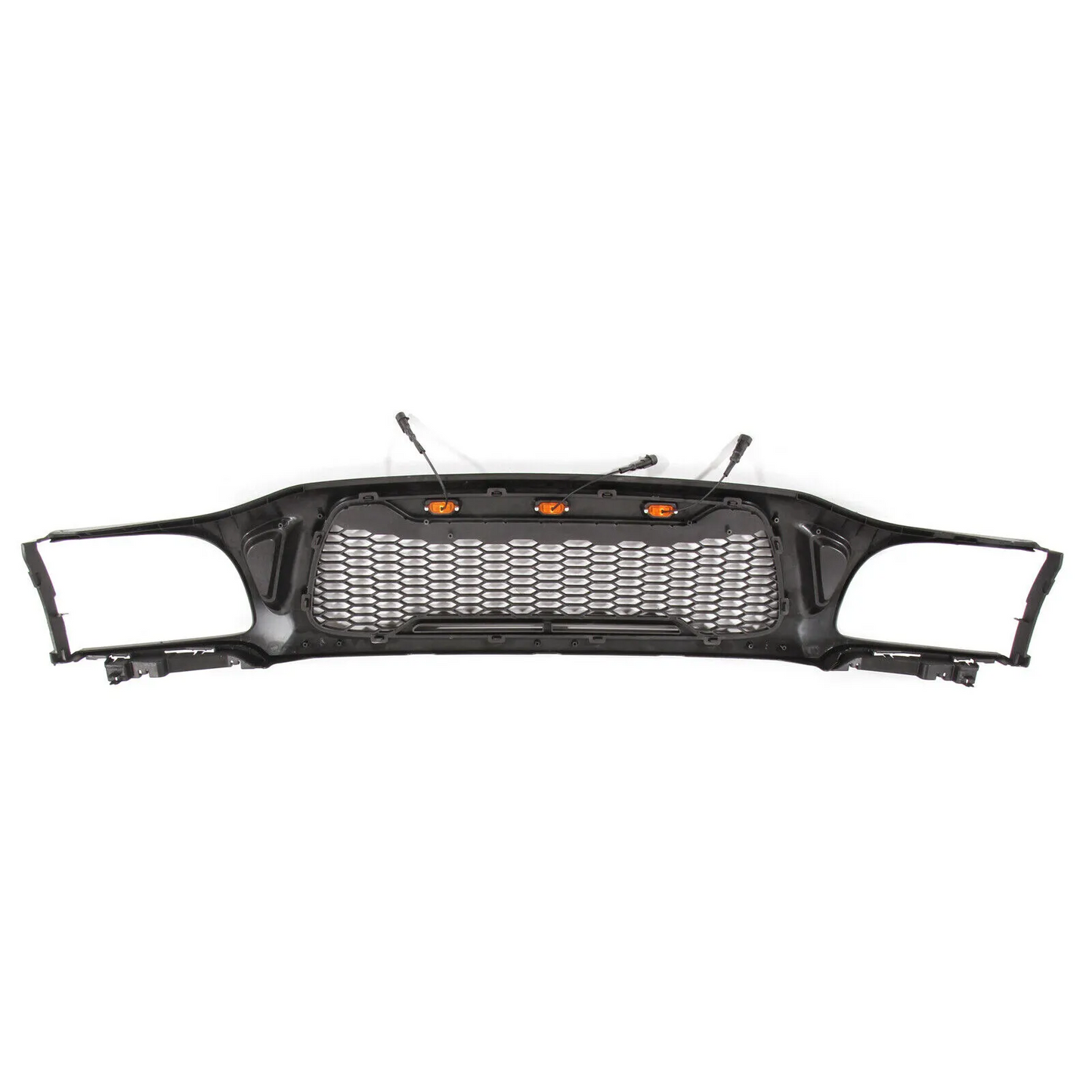 Front Grille fits for Tacoma 2001 2002 2003 2004 With Light Letters Matte Black radiatormesh