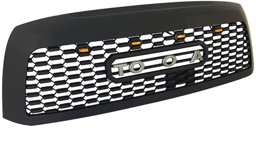 Front Grille For 2010 2011 2012 2013 2014 2015 2016 2017 2018 Toyota Sequoia TRD PRO Grille W/letters W/lights