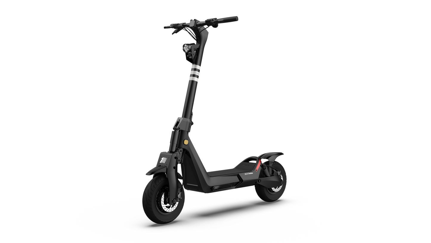 Super Electric Scooter w/31 mi Max Range & 37 mph Max Speed - Black
