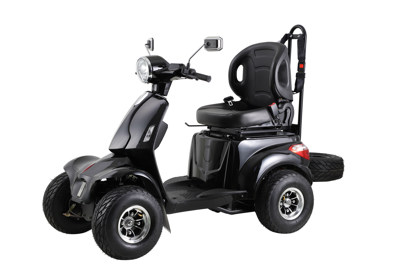 Golf scooter old people drive grass scooter