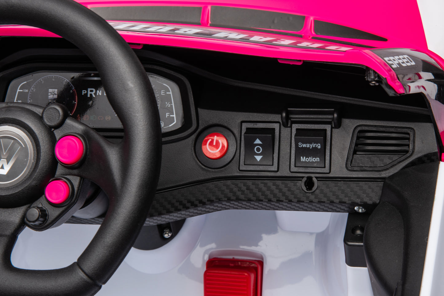 12V4A 20W*2 one button start, forward and backward, high and low speed, music, front light, power display, two doors can open, 2.4G R/C, seat belt four wheel absorber KIDS RIDE ON CAR