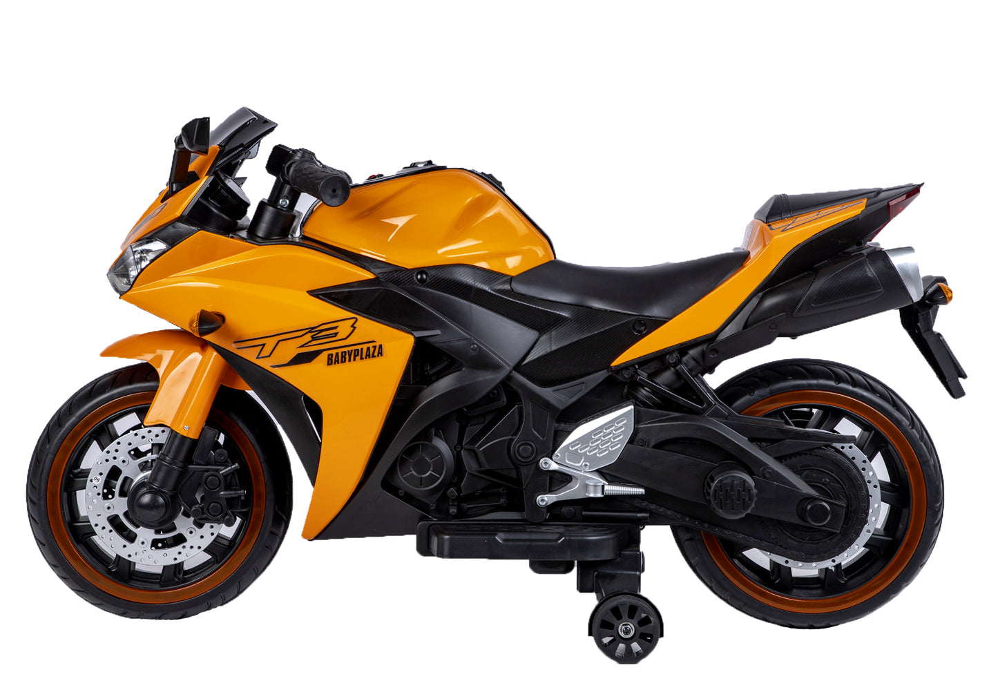 Electric motorcycle/ 12 V Kids toys motorcycle/Kids electric car/electric ride on toys for 3 4 5 6 years Boys Girls with Training Wheels/manual throttle/ drive by hand/Lighting wheels