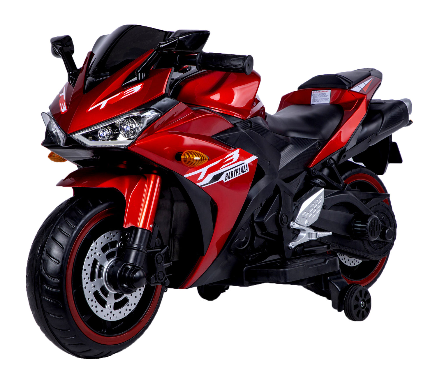 kids motorcycle 12V motorcycle for kids 3 4 5 6 years Boys Girls 12v7ah kids motorcycle ride on toy with Training Wheels/manual throttle/ drive by hand /Lighting wheels