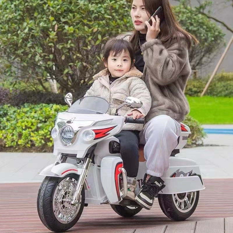 kids motorcycle,ride on motorcycle,Kids Electric motorcycle 12V two seat motorcycle for kids, Motorbike for Kids with Key start /3 wheels Headlight/Storage Box/ two motor/ two seat