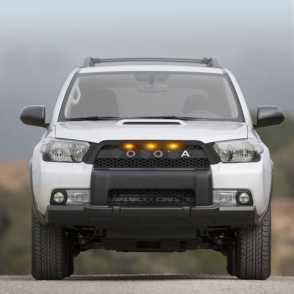 Front Grille Fits For2012 2013 2014 2015 5th Gen 4Runner Trd Pro Grill With Raptor Lights W/Letters