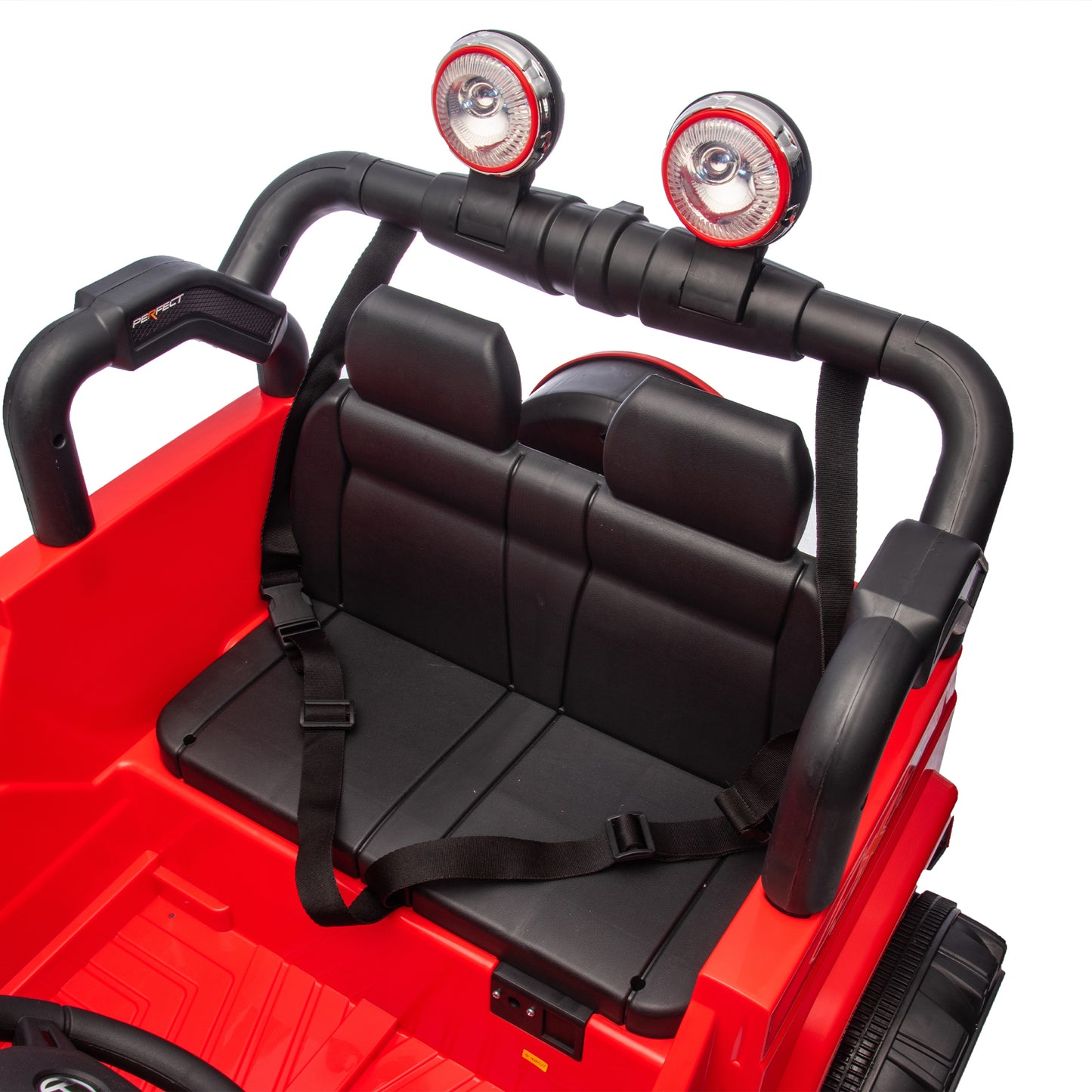24V Kids Ride On Electric Car W/Parents Control,Seat width 19.09in,2WD,Rear suspension,Trunk storage,Portable pull rod,Light&Searchlight,Bluetooth,USB,Provide a speed of 2.5-4MPH for Kids Aged 3-8.
