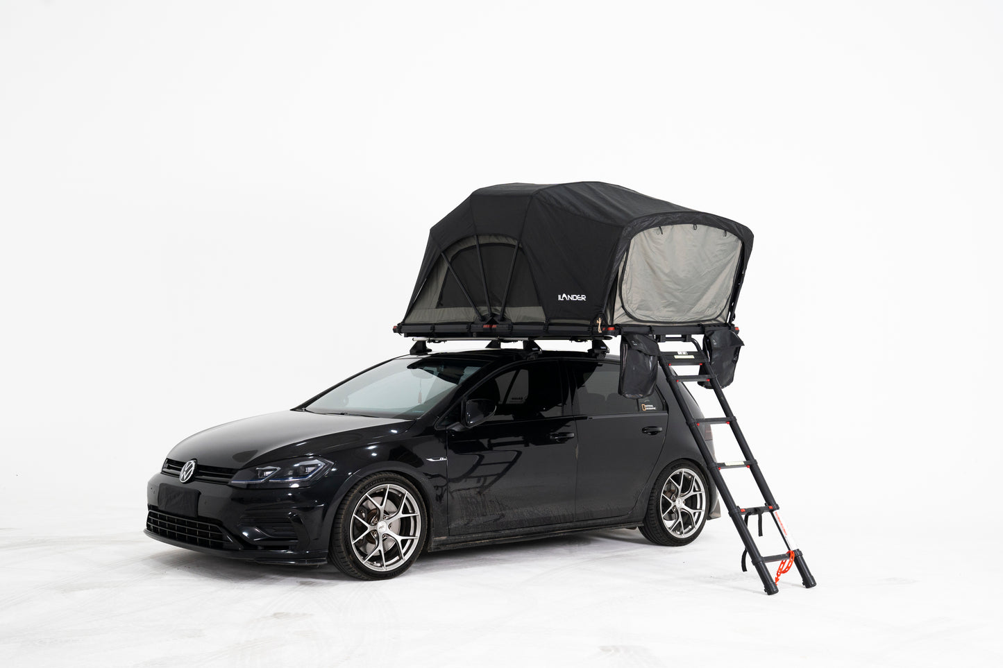 ILANDER Lite Cruiser Roof Top Tent 120cm, Entry level Overland Aluminium Fold Out Style Car Roof Tent for Sedan Van SUV Truck Camping Waterproof,Windproof ,Sturdy