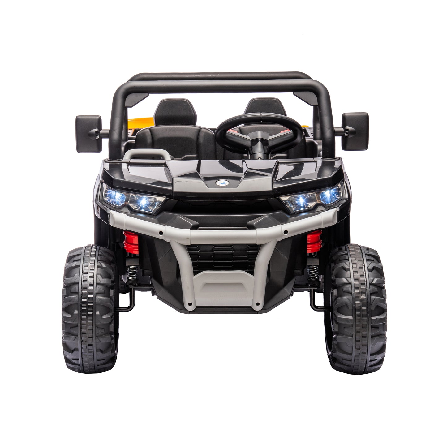 24V Ride On Truck 2 Seater Ride On UTV with 2x200W Motor Ride On Dump Truck with Dump Bed/Shovel Ride On Car with Remote Control Electric Vehicle with Non-slip tyre for Boys Girls