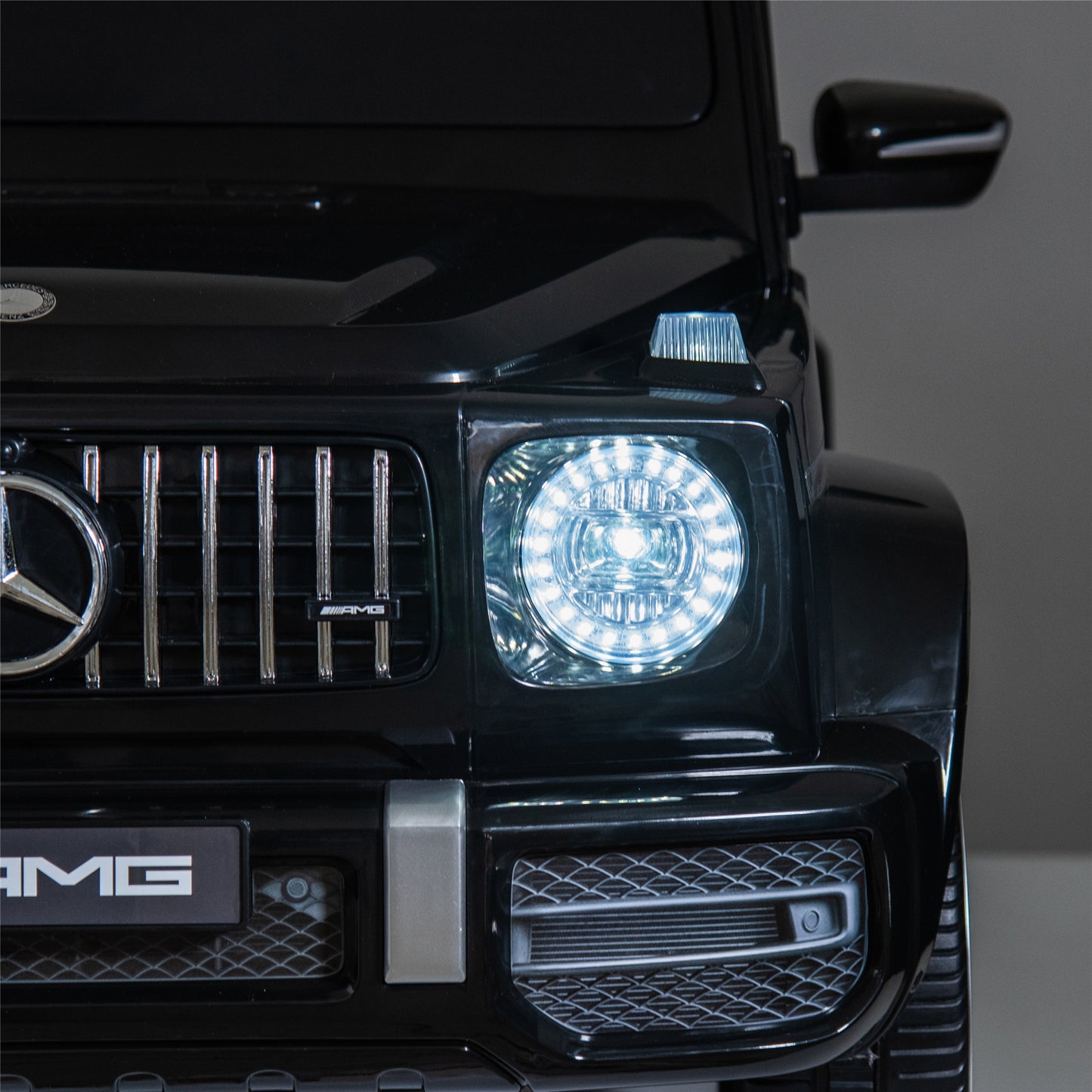 24V 2-Seater Kids Ride on Car Licensed Mercedes-Benz G63 Powerful 4WD for Kids Ages 3-8, with 7AH Big Battery, Remote Control, Soft Braking, 4-Wheel Suspension, LED Headlight & Music,Black