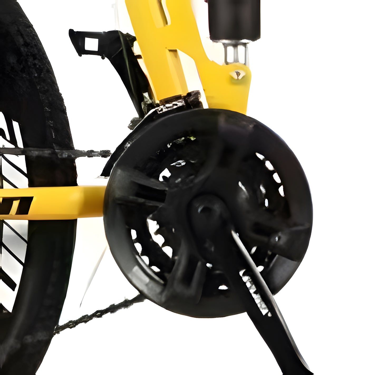yellow Bike-26" Bike, 21 Speeds, High Carbon Steel, Detachable, Adjustable Seat, Chain Drive, 150kg Capacity, Dual Disc Brakes, Rigid Frame, Oil Spring Fork, Standard Type, Ordinary Pedals