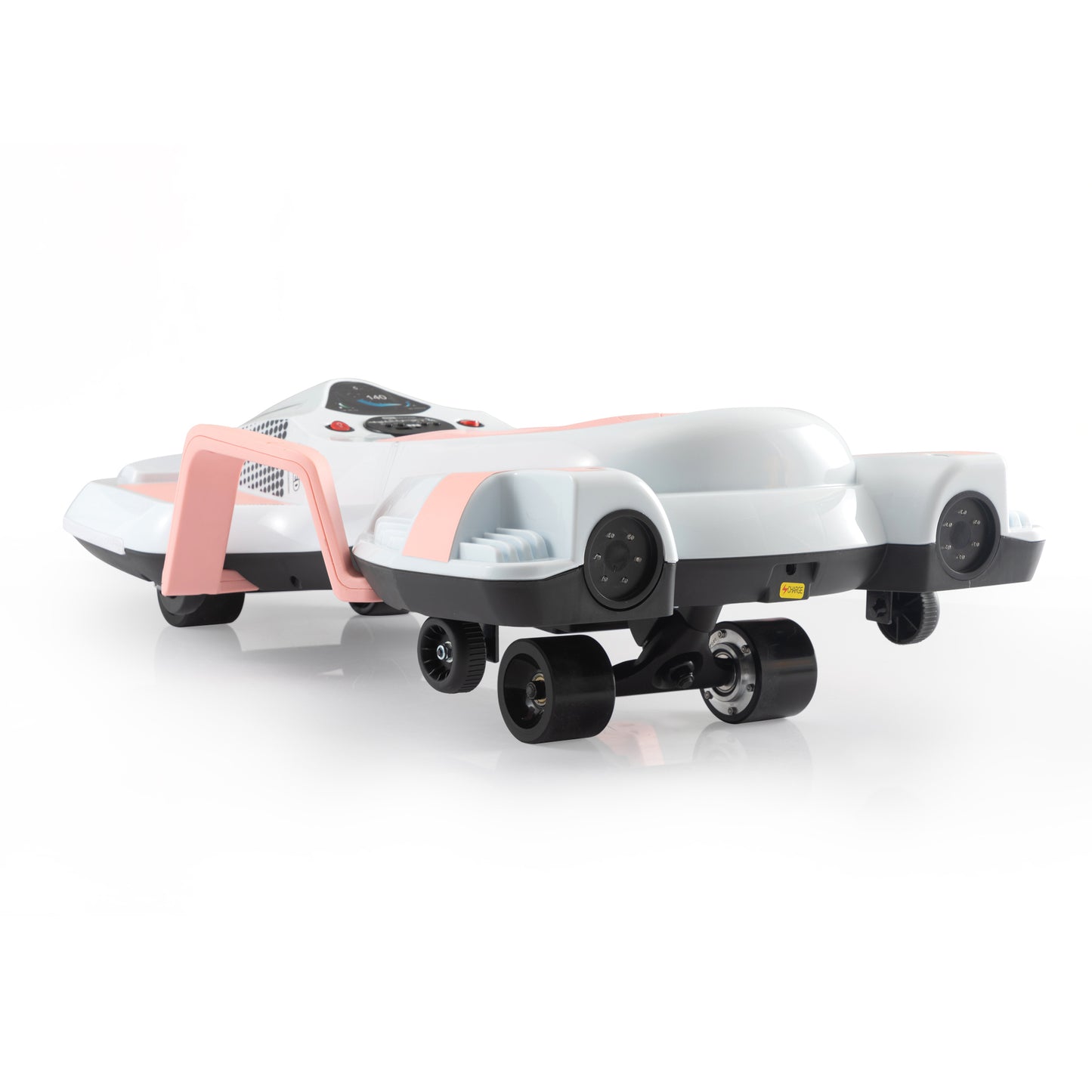 Electric Kids Racing Car with Music and Lights, Pink