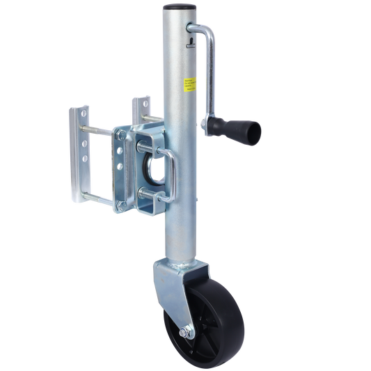 Trailer Jack, Boat Trailer Jack 32.8 in, Bolt-on Trailer Tongue Jack Weight Capacity 1000 lb, with PP Wheels and Handle for Lifting RV Trailer, Horse Trailer, Utility Trailer, Yacht Trailer