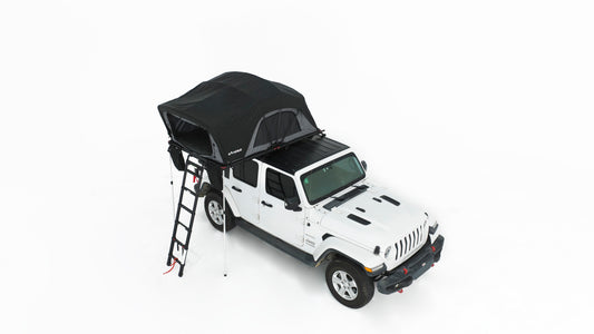 ILANDER Lite Cruiser Roof Top Tent 140cm, Entry level Overland Aluminium Fold Out Style Car Roof Tent for Sedan Van SUV Truck Camping Waterproof,Windproof ,Sturdy