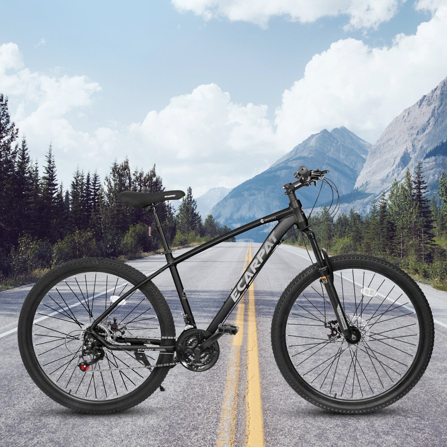 A2757 27 Inch Mountain Bike 21 Speed, Suspension Fork, Aluminum Frame Disc Brake, Mountain biking for both men and women.