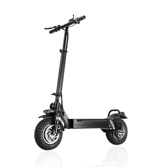 Ultimate Electric Scooter for Adults: Dual Drive 2400W Motor, High Speeds up to 34.5mph, Extended Range up to 40 Miles, 48V20Ah Lithium Battery Smart Features with Led Strip Light