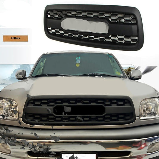 Front Gril For 1st Gen 2000 2001 2002 Toyota Tundra TRD Pro Grill With  Letters Matte Black
