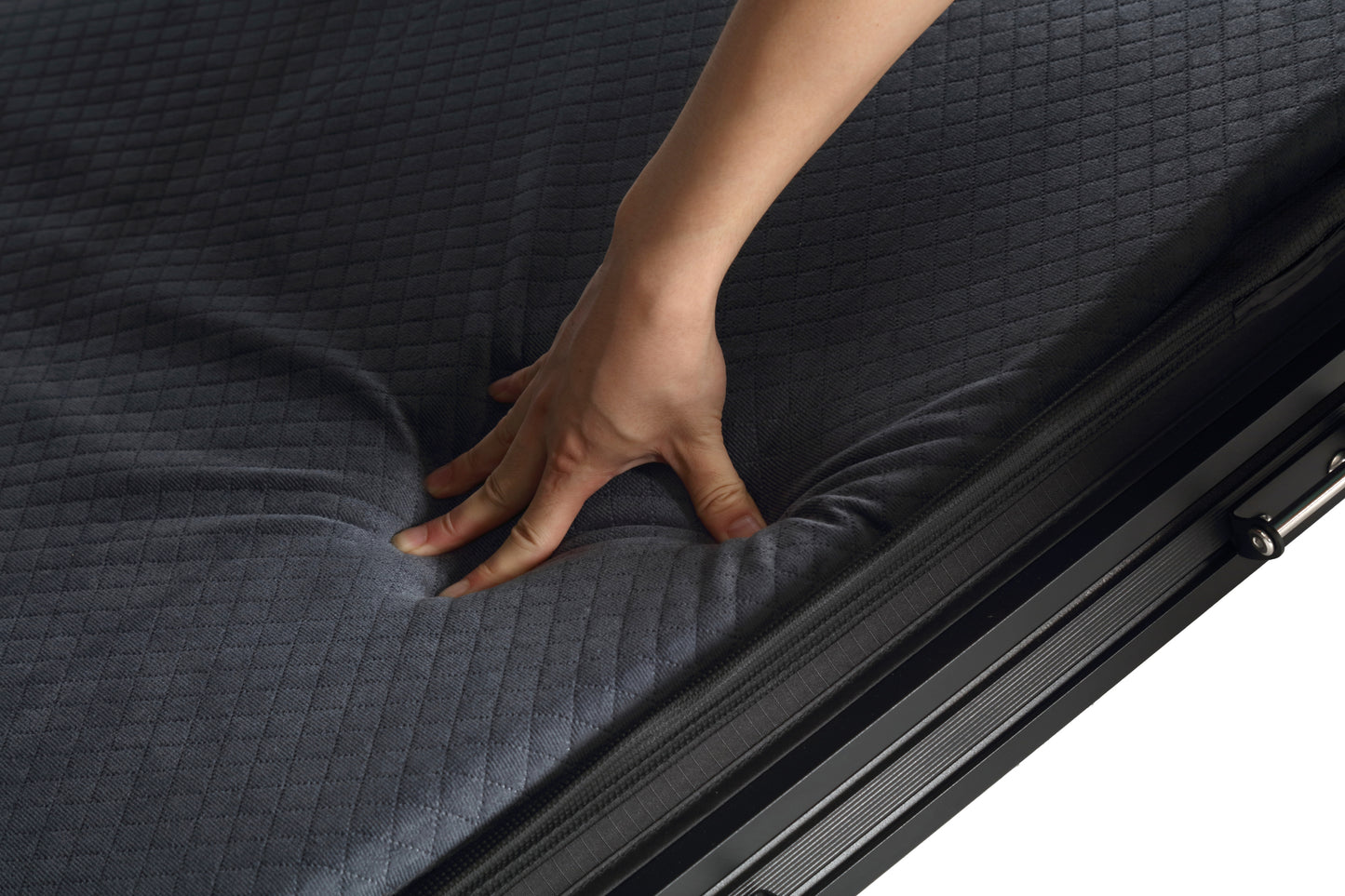 [Willando] BEDTIME Hard Shell Rooftop Tent-Honeycomb aluminum,Hydraulic support,three second speed open,Roof rack,High rebound memory sponge mattress,Sturdy,Better ventilation For 2-3 people Car SUV Truck tent