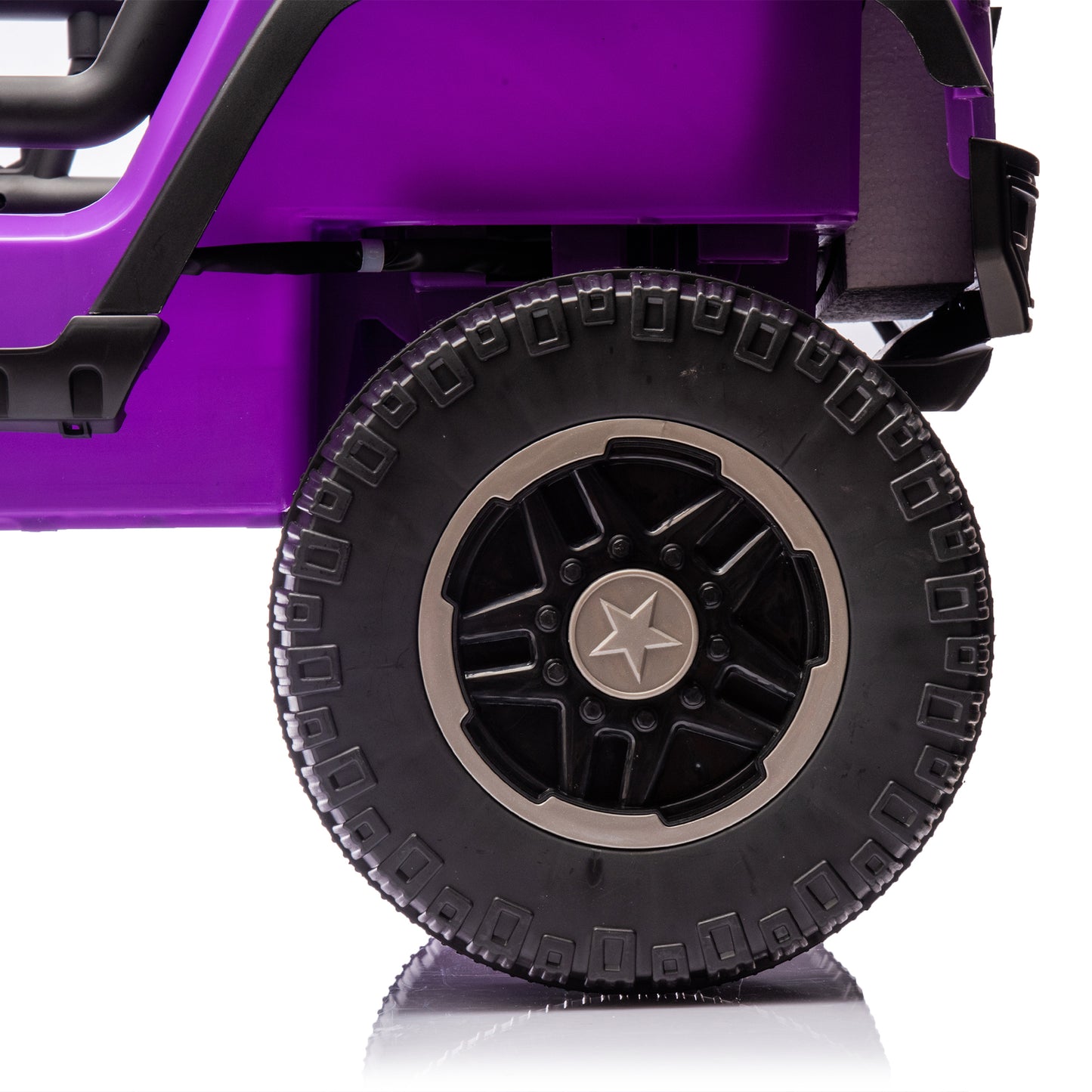 24V Two-Seater Kids Ride On Truck Car W/Parents Control,200w*2,Seat width 20.28in,Four-wheel Suspension,LED Lights,Music,MP3,Bluetooth,Two independent seat belts,Suitable for off-road For Kids Aged 3+