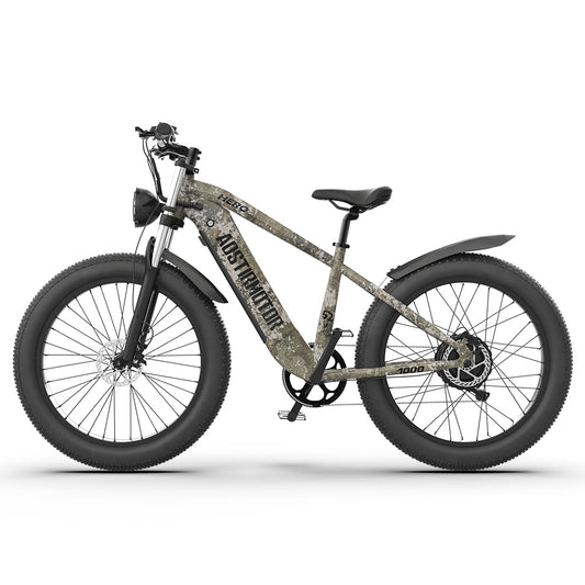 E-bike 26'1000W Electric Bike 52V 20Ah battery SAMSUNG All-terrain EBike Mountain Bicycle（Camouflage）
