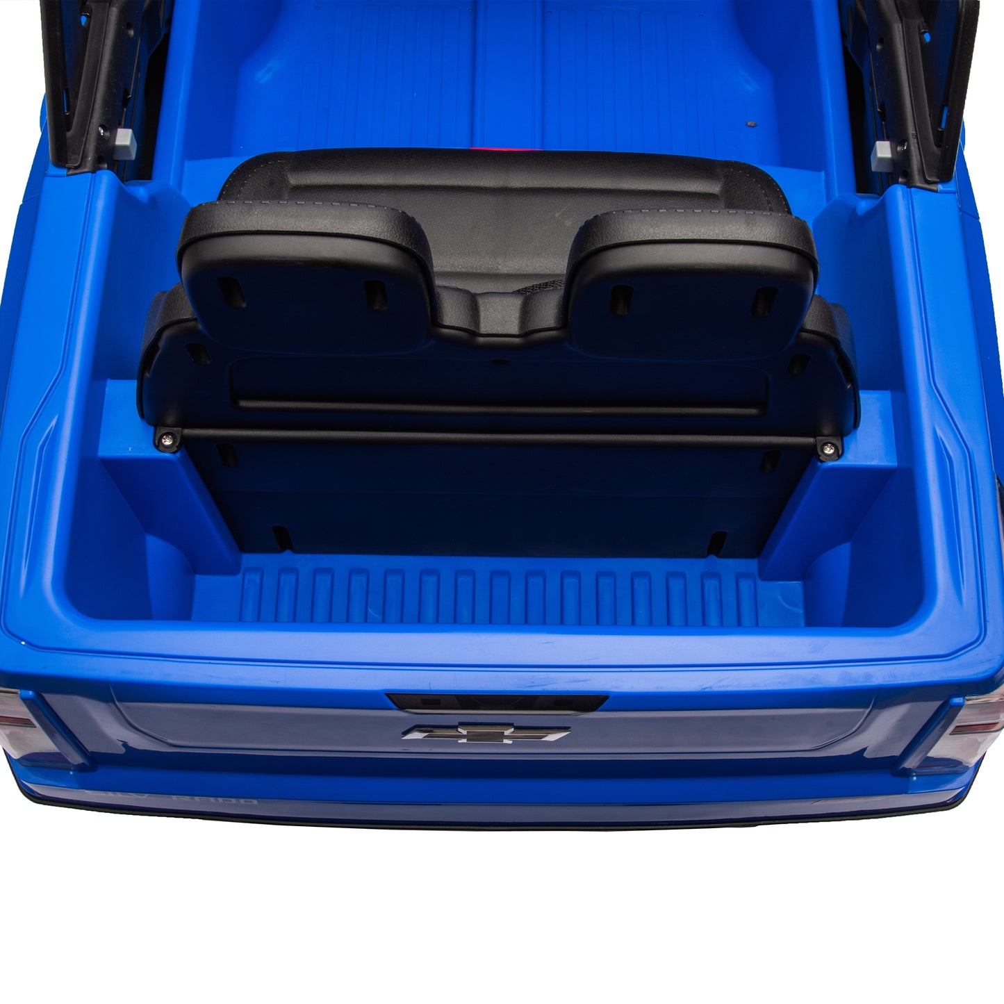 24V Kids Ride on Car W/Parents Control,Licensed Chevrolet Silverado,Four-wheel suspension,LED Lights,Bluetooth,music,USB,MP3,Power display,speeds 2.49-3.73MPH For kids aged 2-5.