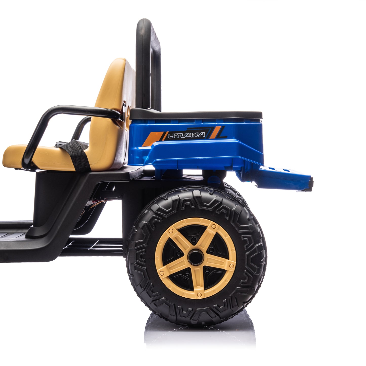 24V XXXL Kids Ride On UTV W/Parents Remote Control,Two-seater,Automatic tipping bucket,Rear wheel suspension,Slow start,Portable handle,Safety Belt,LED light,USB,MP3,Bluetooth,Horn for Kids Aged 3-8.