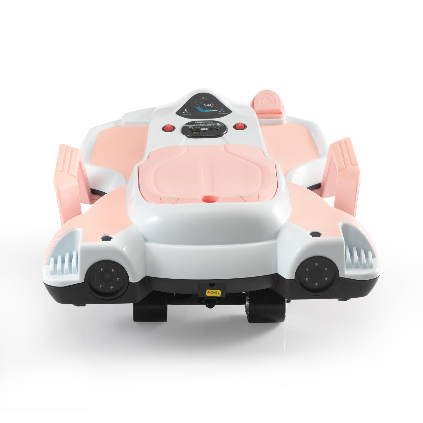 Electric Kids Racing Car with Music and Lights, Pink