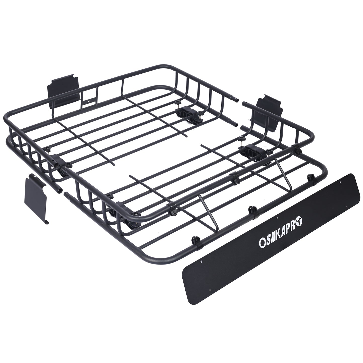 Rooftop Cargo Carrier Basket Motoring Roof Rack,Top Mount Roof Rack 43 black steel