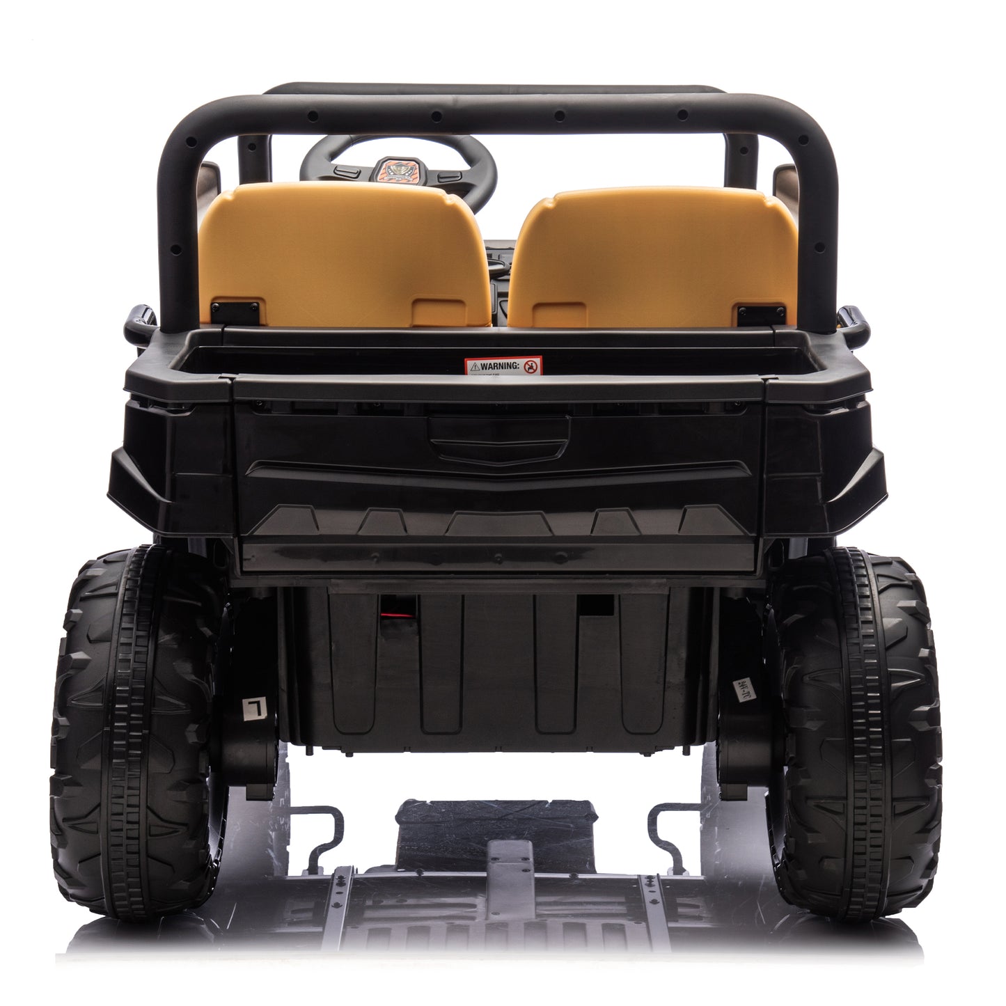 24V XXXL Kids Ride On UTV W/Parents Remote Control,Two-seater,Automatic tipping bucket,Rear wheel suspension,Slow start,Portable handle,Safety Belt,LED light,USB,MP3,Bluetooth,Horn for Kids Aged 3-8.