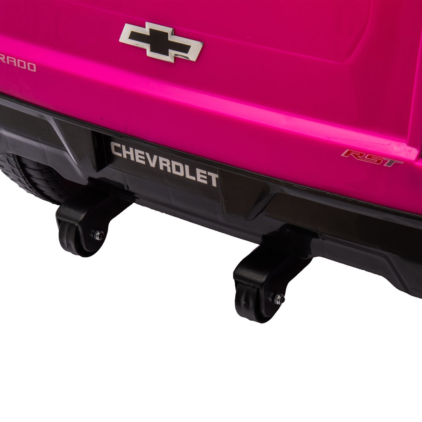 24V Kids Ride on Car W/Parents Control,Licensed Chevrolet Silverado,Four-wheel suspension,LED Lights,Bluetooth,music,USB,MP3,Power display,speeds 2.49-3.73MPH For kids aged 2-5.